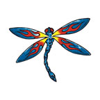 Tribal+dragonfly+images